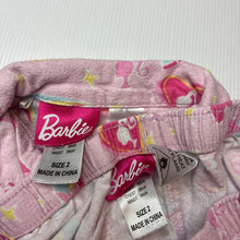 Load image into Gallery viewer, Girls Barbie, flannel cotton winter pyjamas, FUC, size 2,  