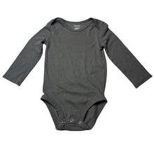 Load image into Gallery viewer, Unisex Hanes, grey bodysuit / romper, GUC, size 2,  
