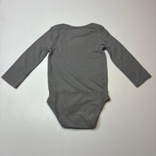 Load image into Gallery viewer, Unisex Hanes, grey bodysuit / romper, GUC, size 2,  