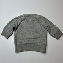 Load image into Gallery viewer, Boys Baby Berry, grey fleece lined sweater / jumper, GUC, size 000,  