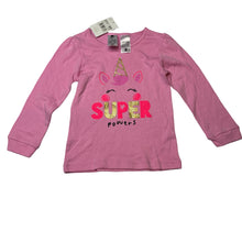 Load image into Gallery viewer, Girls Dymples, cotton long sleeve pyjama top, NEW, size 2,  