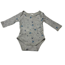 Load image into Gallery viewer, Unisex Anko, grey bodysuit / romper, dogs, EUC, size 0000,  