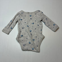 Load image into Gallery viewer, Unisex Anko, grey bodysuit / romper, dogs, EUC, size 0000,  