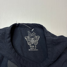Load image into Gallery viewer, Girls H&amp;T, cotton long sleeve tee / top, GUC, size 2,  