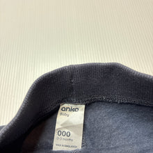 Load image into Gallery viewer, Unisex Anko, fleece lined track pants / bottoms, elasticated, EUC, size 000,  