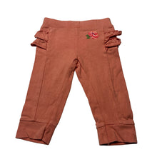 Load image into Gallery viewer, Girls Pumpkin Patch, stretchy ruffle leggings / bottoms, elasticated, FUC, size 00,  