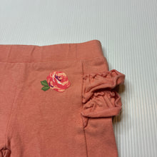 Load image into Gallery viewer, Girls Pumpkin Patch, stretchy ruffle leggings / bottoms, elasticated, FUC, size 00,  