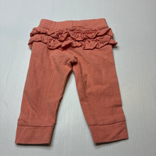 Load image into Gallery viewer, Girls Pumpkin Patch, stretchy ruffle leggings / bottoms, elasticated, FUC, size 00,  
