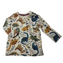 Load image into Gallery viewer, Boys Baby Berry, cotton long sleeve tee / top, dinosaurs, EUC, size 0,  