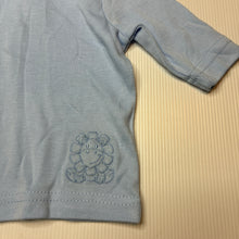 Load image into Gallery viewer, Boys embroidered, soft feel long sleeve top, EUC, size 000,  