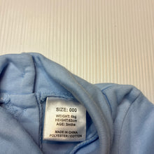 Load image into Gallery viewer, Boys embroidered, soft feel long sleeve top, EUC, size 000,  