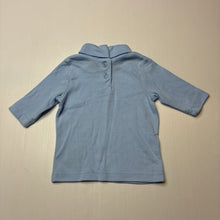 Load image into Gallery viewer, Boys embroidered, soft feel long sleeve top, EUC, size 000,  