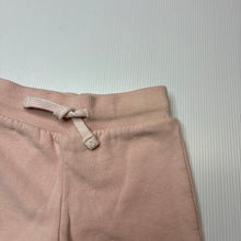 Load image into Gallery viewer, Girls Target, pink fleece lined track pants, elasticated, GUC, size 00,  