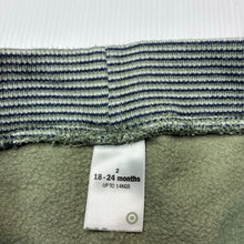 Load image into Gallery viewer, Boys Target, fleece lined track pants, elasticated, GUC, size 2,  