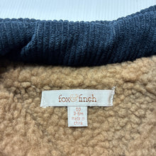 Load image into Gallery viewer, Boys Fox &amp; Finch, fleece lined wadded corduroy vest, EUC, size 00,  