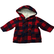 Load image into Gallery viewer, Boys Tiny Little Wonders, fleece hooded jacket / coat, GUC, size 00,  