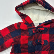 Load image into Gallery viewer, Boys Tiny Little Wonders, fleece hooded jacket / coat, GUC, size 00,  