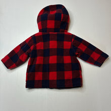Load image into Gallery viewer, Boys Tiny Little Wonders, fleece hooded jacket / coat, GUC, size 00,  