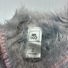 Load image into Gallery viewer, Girls Kids &amp; Co, fluffy knit sweater / jumper, EUC, size 2,  
