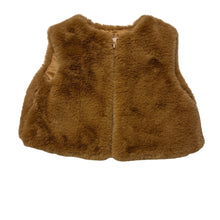Load image into Gallery viewer, Girls Target, lined zip up faux fur vest, EUC, size 1,  