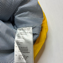 Load image into Gallery viewer, Boys Cotton On, yellow &amp; navy puffer vest / jacket, EUC, size 1,  