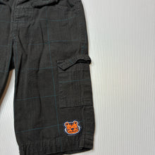 Load image into Gallery viewer, Boys Sprout, grey cotton cargo pants, elasticated, GUC, size 00,  