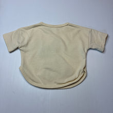 Load image into Gallery viewer, Girls WITH LOVE FOR KIDS, cream short sleeve top, rabbit, EUC, size 1,  