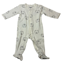 Load image into Gallery viewer, Unisex Anko, cotton zip coverall / romper, bears, EUC, size 000,  
