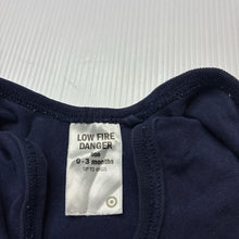 Load image into Gallery viewer, Boys Target, navy cotton bodysuit / romper, FUC, size 000,  
