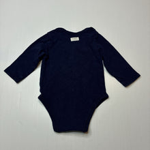 Load image into Gallery viewer, Boys Target, navy cotton bodysuit / romper, FUC, size 000,  