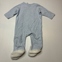 Load image into Gallery viewer, Boys Little Me, ribbed cotton zip coverall / romper, GUC, size 3 months,  
