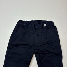 Load image into Gallery viewer, Boys TOFFY HOUSE, navy pants, adjustable, Inside leg: 28cm, EUC, size 1,  
