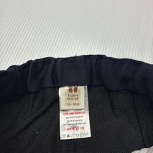 Load image into Gallery viewer, Boys TOFFY HOUSE, navy pants, adjustable, Inside leg: 28cm, EUC, size 1,  