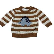 Load image into Gallery viewer, Boys Anko, knitted cotton sweater / jumper, dinosaur, GUC, size 000,  