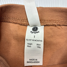 Load image into Gallery viewer, Girls Dymples, stretchy leggings, elasticated, FUC, size 1,  