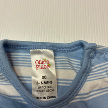 Load image into Gallery viewer, Boys Ollies Place, lightweight cotton romper, whale, EUC, size 00,  