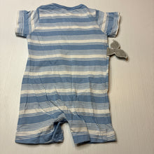 Load image into Gallery viewer, Boys Ollies Place, lightweight cotton romper, whale, EUC, size 00,  