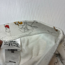 Load image into Gallery viewer, Unisex Disney, Winnie the Pooh cotton footed leggings / bottoms, FUC, size 000,  
