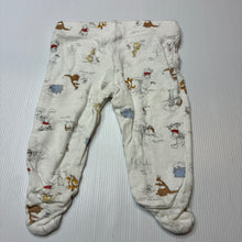 Load image into Gallery viewer, Unisex Disney, Winnie the Pooh cotton footed leggings / bottoms, FUC, size 000,  