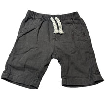 Load image into Gallery viewer, Boys Anko, grey cotton/ linen shorts, elasticated, GUC, size 1,  