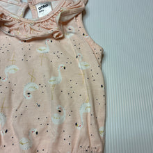 Load image into Gallery viewer, Girls Anko, pink cotton romper, flamingos, EUC, size 000,  