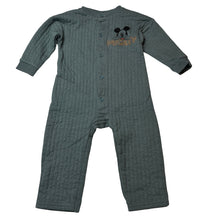 Load image into Gallery viewer, Boys Disney, Mickey Mouse lightly quilted romper, EUC, size 12 months,  