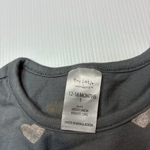 Load image into Gallery viewer, Girls Tiny Little Wonders, cotton long sleeve top, wash fade, FUC, size 1,  