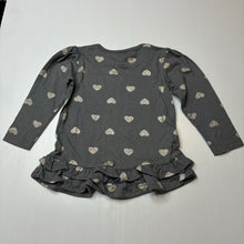 Load image into Gallery viewer, Girls Tiny Little Wonders, cotton long sleeve top, wash fade, FUC, size 1,  