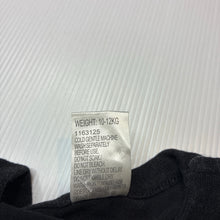 Load image into Gallery viewer, Unisex Baby Berry, black cotton tee / top, GUC, size 1,  