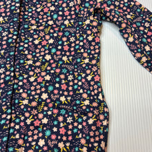 Load image into Gallery viewer, Girls Mantaray, navy floral cotton coverall / romper, EUC, size 00,  