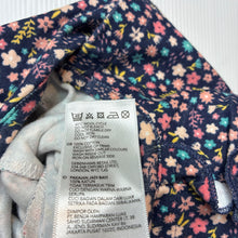 Load image into Gallery viewer, Girls Mantaray, navy floral cotton coverall / romper, EUC, size 00,  