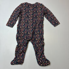 Load image into Gallery viewer, Girls Mantaray, navy floral cotton coverall / romper, EUC, size 00,  