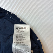 Load image into Gallery viewer, Girls Bluezoo, navy cotton long sleeve dress, rabbits, GUC, size 00, L: 38cm