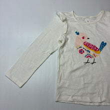 Load image into Gallery viewer, Girls Dymples, lightweight cotton long sleeve top, bird, EUC, size 2,  